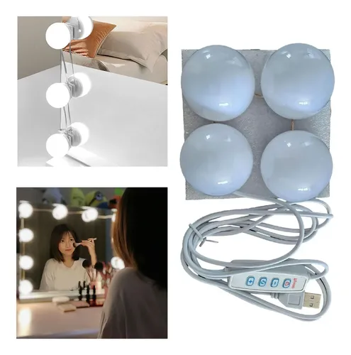 Luces De Espejo De Tocador Simples Montadas En La Pared Para