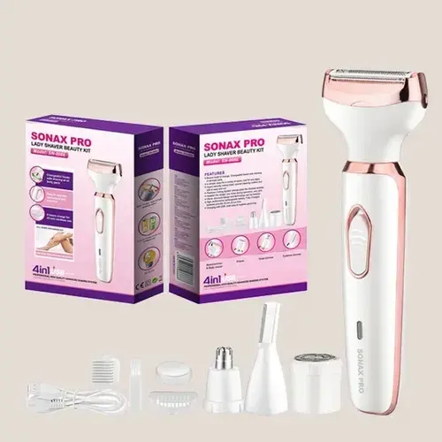 Depiladora Electrica 4 En 1 Portatil Usb Mujer Cuerpo Cara