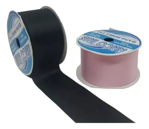 Pack X 10 Cinta Raso N9 De 4cm X 10 Metros Para Flores Rosas