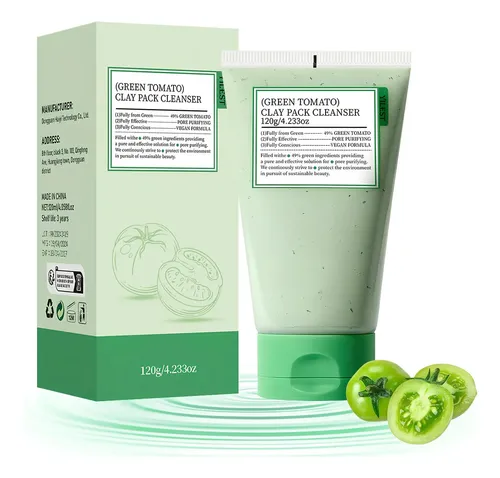 B Mascarilla Limpiadora De Arcilla De Tomate Verde