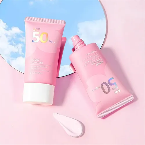 Protector Solar Japonés Spf 50 Pa+++ Crema Rosada 50g