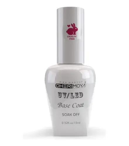 Base Coat Esmalte Semipermanente Cherimoya UV/LED Transparente 15ml