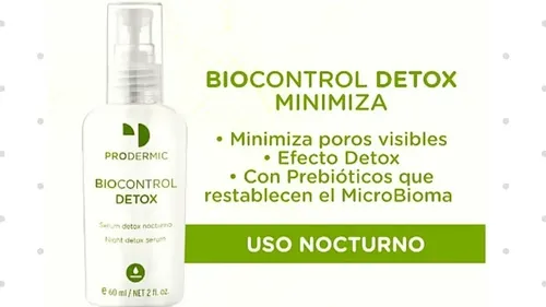 Bio Control Detox Serum Piel Grasa Poros Dilatados Prodermic