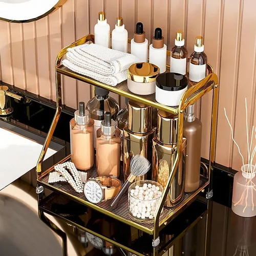 Bandeja Organizadora De Baño Sobre Encimera Para Maquillaje,
