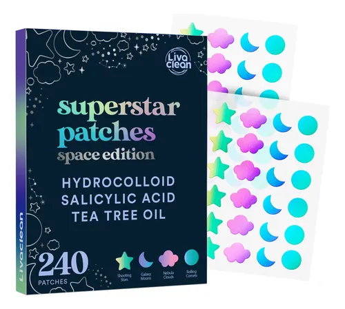 Parches Para Acné Livaclean Superstar Space Edition 240 Unid