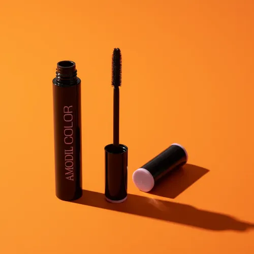 Mascara De Pestañas Glam Lash Amodil 4d Color Negro Amodil