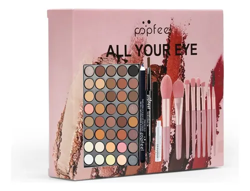 Set De Maquillaje De Ojos Paleta De Sombras De Ojos De Tonos