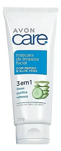 Mascarilla Facial De Limpieza Peel Off Pepino Aloe Avon 75 G Tipo de piel Piel Normal
