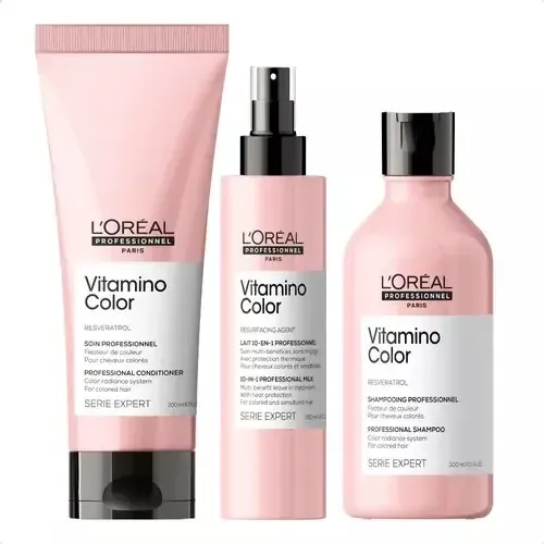 Kit Shampoo + Acondicionador + Protector10en1 Vitamino Color