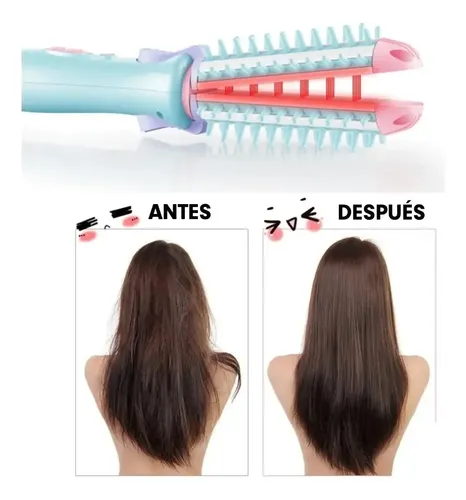 Q Plancha Amarilla 2 En 1 Portátil Para Cabello