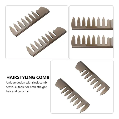 Set De 2 Peines Para Peinar Y Peinar Cabello De Hombre