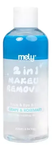 Agua Micelar Bifásica Mely Con Agua De Rosas Y Uva 200ml