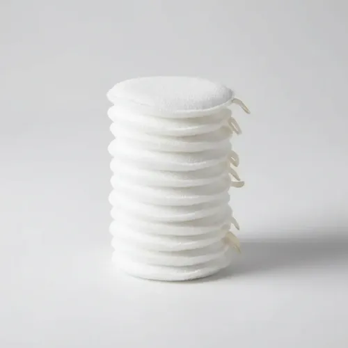 Pad Reutulizable Desmaquillante Tela De Toalla Lavable X20