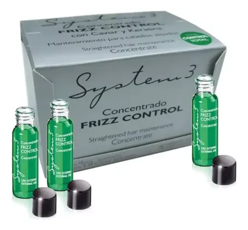 System 3 Concentrado Intensivo Ampollas Frizz Control 12u