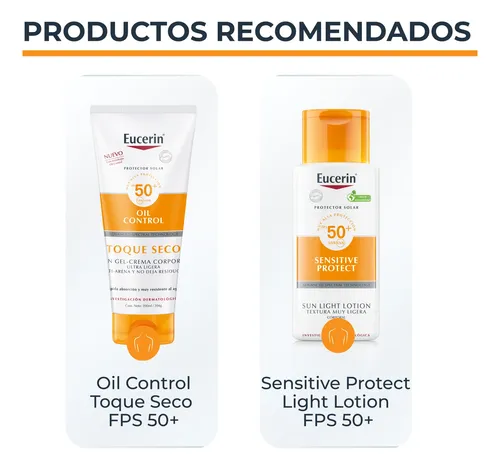 Protector Solar Hydro Fluid Facial Tono Medio Fps 50 Eucerin