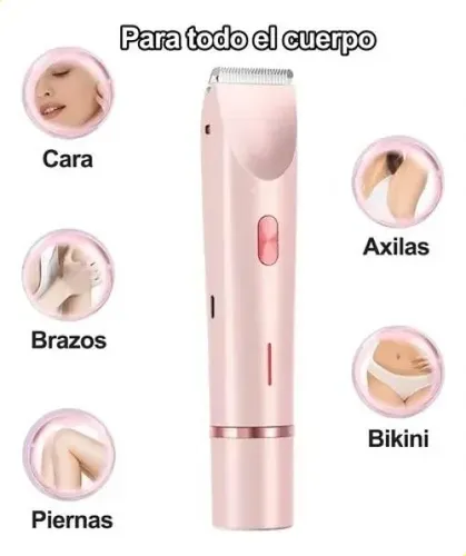 Depiladora De Bikini Para Mujer Electrica Doble Cabeza 2in1