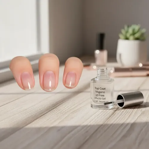 Top Coat Profesional Vegano Efecto Gel Secado Rapido 10ml