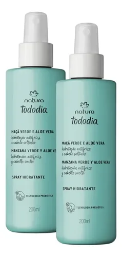 Spray Manzana Verde Y Aloe Vera Hidratante X2 Tododia Natura