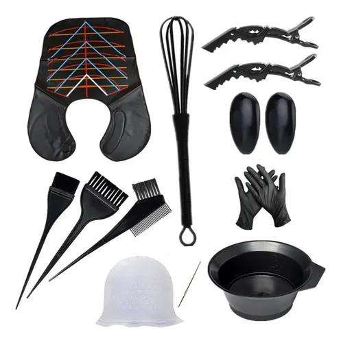 Kit De Guantes Para Teñir El Cabello, Peine, Brocha Para Teñ