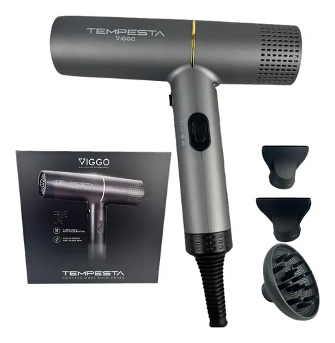 Secador De Pelo Viggo Tempesta V-201 Antifrizz Ionico 12c