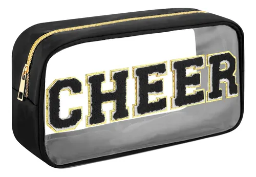 Bolsa De Maquillaje Abbylike Cheer Clear Makeup Letter Bag C