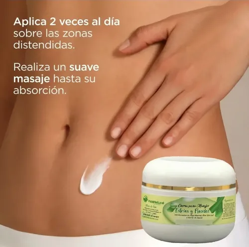 Crema Para Estrias Y Flacidez Incrementa Colageno Tonifica