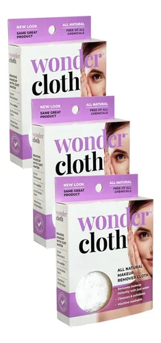 Paño Desmaquillante Wonder Cloth Totalmente Natural, Paquete