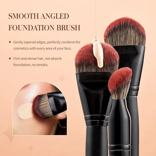 Set De Brochas Para Maquillaje Jessup , 5 Piezas