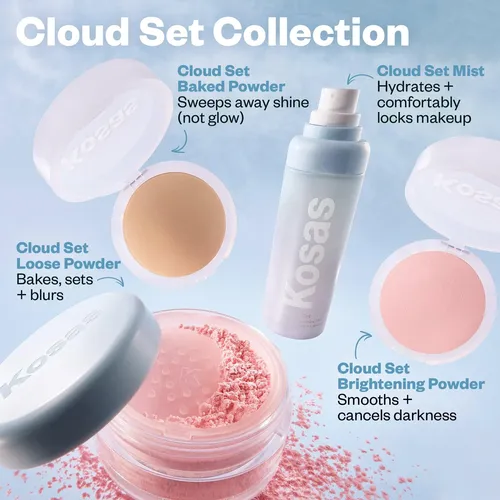 Spray Fijador Kosas Cloud Set Airy Con Bruma Suavizante 30 M
