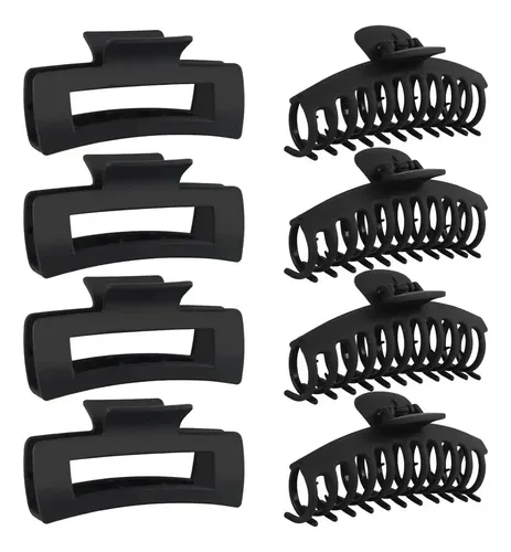 8 Pinzas Cabello Mujer Antideslizantes