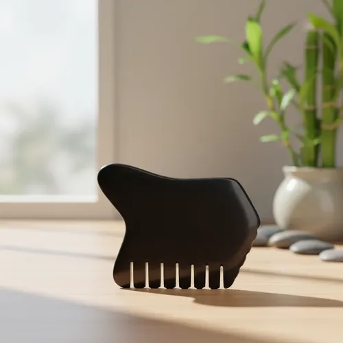 Gua Sha Peine Capilar Masajeador Facial Corporal Antiestrés