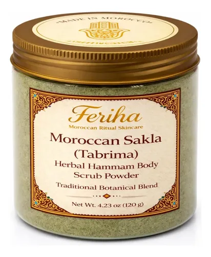 Exfoliante Corporal Feriha 120 G Moroccan Sakla Herbal Detox