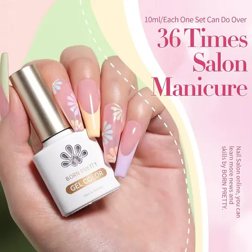 Set Gel Pastel Born Pretty 6×7 Ml Candy Paradise