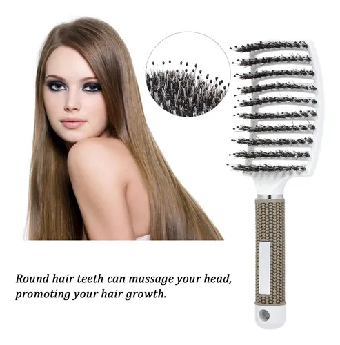 Peine Masaje Cuero Cabelludo Cabello Rizado Húmedo