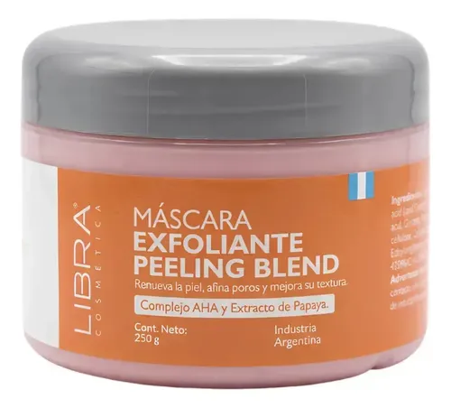Máscara Facial Exfoliante Peeling Blend 250g Libra Cósmetica