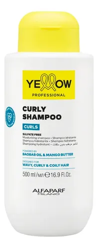 Shampoo Curly Yellow Curls Para Rulos X 500 Ml