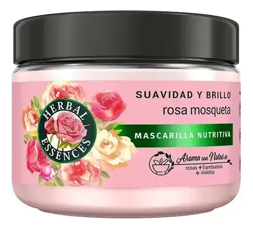 Mascarilla Capilar Herbal Essences Rosa Mosqueta 300 Ml