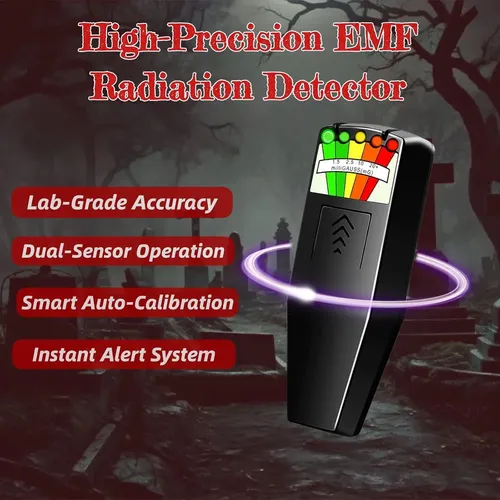 Kit Fantasmas 14 En 1 Profesional Con Luz Uv Y Emf