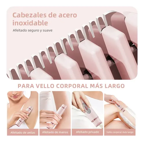 Depiladora 6 En 1 Doble Cabeza Para Mujer Y Hombre