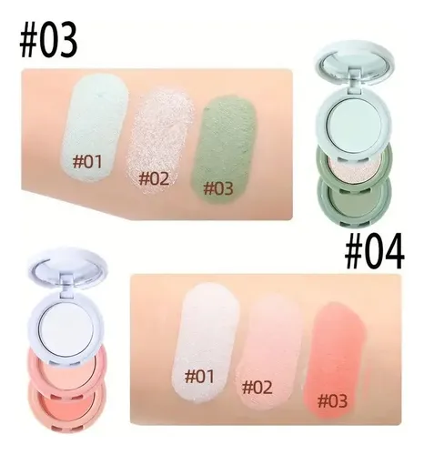 Trío De Blush O Rubor E Iluminador – Miss Lara