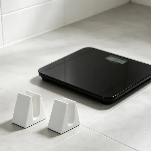 Pedestal De Báscula De Baño De 2 Piezas: Báscula Digital De