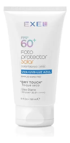 Exel Fotoprotector Solar Fps 60. Uva + Uvb + Luz Azul 150ml
