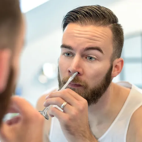 Cortador De Pelo Nasal Con Rotación De 360°, 2 Unidades