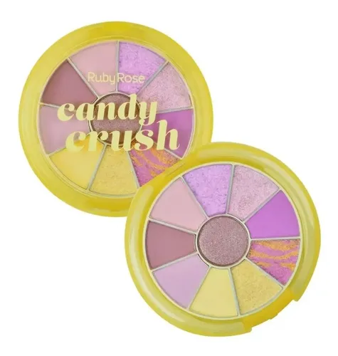 Paleta de sombras de ojos e iluminadores Ruby Rose Hb 1075, paleta de sombras de ojos Candy Crush