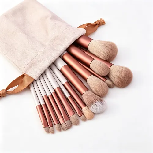 Set De Brochas Y Esponjas De Maquillaje, Para Maquillar Y De