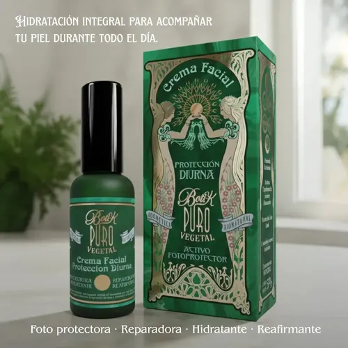 Crema Facial Protectora Día Natural Boti-k Puro Todo Tipo De Piel Día