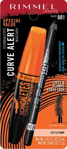 Set De Rímel Y Delineador Rimmel Scandaleyes Curve Alert