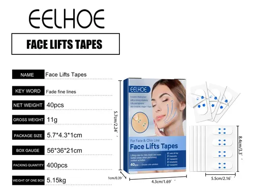 Parche Efectivo Para Estiramiento Facial Invisible, Línea