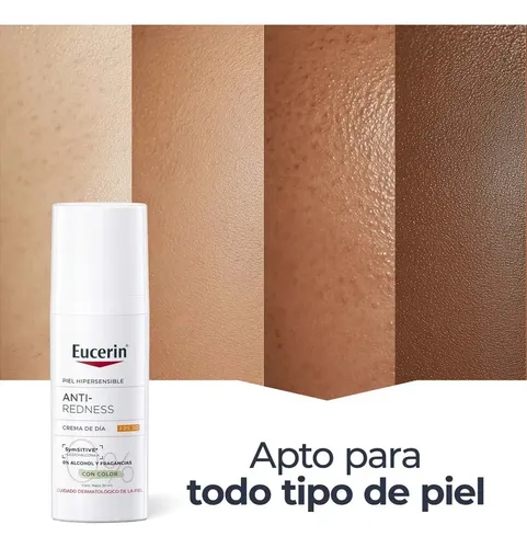 Eucerin Crema Facial Dia Fps30 Anti Rojeces Piel Sensible Día