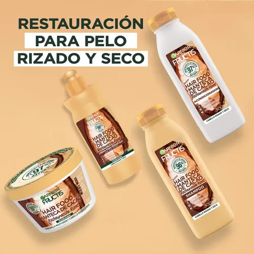Kit Fructis Hair Food Reparación Manteca Cacao Garnier